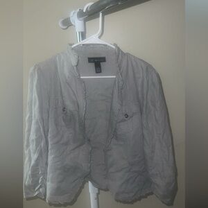 INC International Concepts Gray Utility Jacket